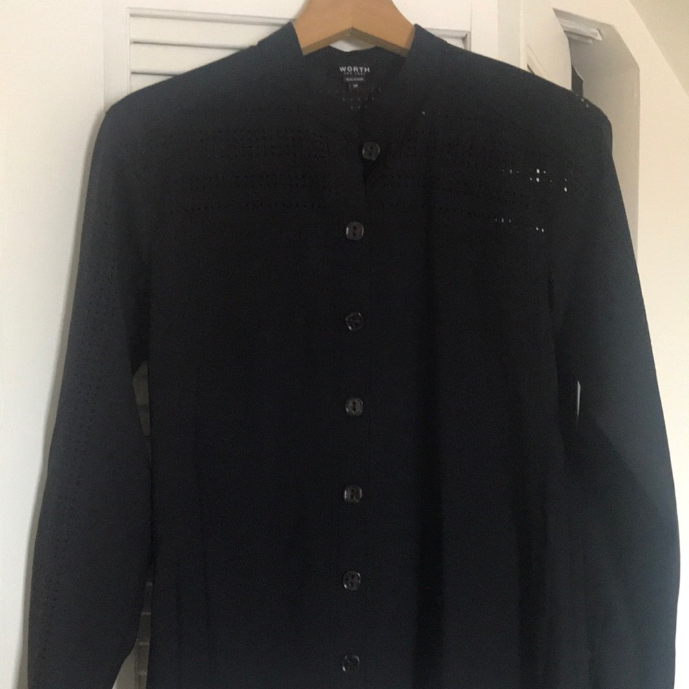 Worth NY light wool button down